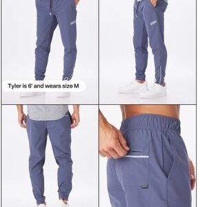 Legends Carson activewear jogger drawstring blue Mens xl pants excellent con.